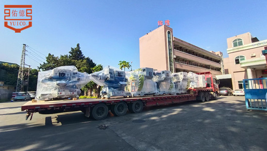忙中有序！雙頭料架沖床三合一送料機再發(fā)貨珠海